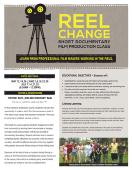 Change Short Documentary Film Production Class