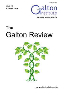Galton Review Issue 13