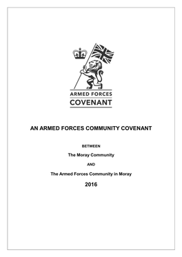 An Armed Forces Community Covenant 2016