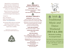 Irish Traditional Music and Dance Weekend 10Am to 12:30Pm Maureen Mulvey - Originally from Co