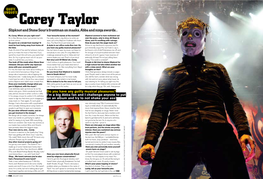 Slipknot and Stone Sour's Frontman on Masks, Abba and Ninja Swords