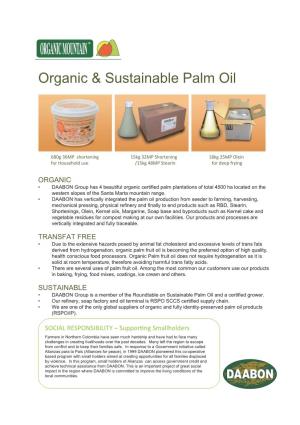 Organic & Sustainable Palm