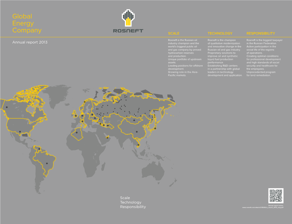 Global Energy Company Company SCALE TECHNOLOGY RESPONSIBILITY