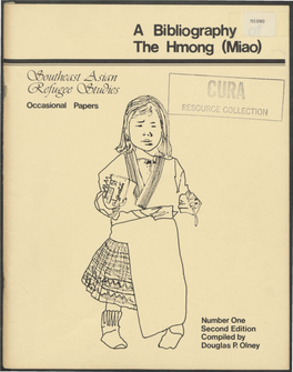 A Bibliography the Hmong (Miao)