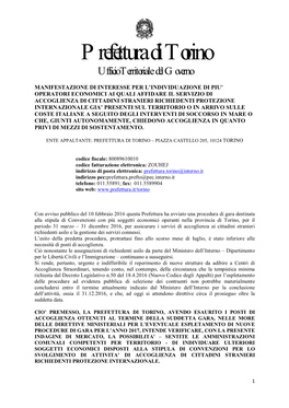 Prefettura Di Torino Ufficio Territoriale Del Governo