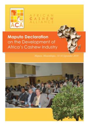 Maputo Declaration on the Development of Africa's Cashew