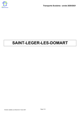 Mairie De Saint-Leger-Les-Domart