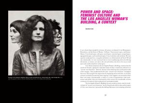 Power and Space: Feminist Culture and the Los Angeles Woman’S Building, a Context