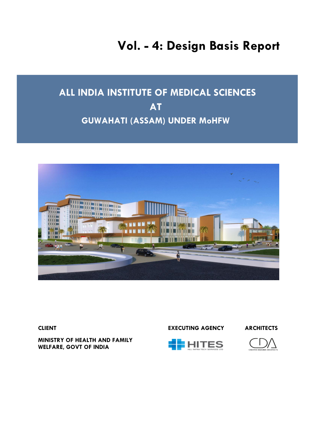 Construction of AIIMS Guwahati Design Basis Report