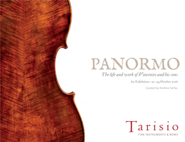 Panormo: the Life and Work of Vincenzo and His Sons