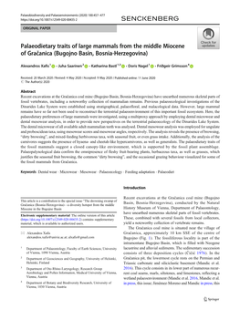 Xafis2020 Article Palaeodietary