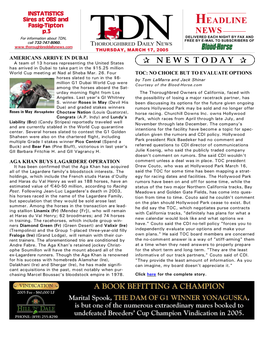 HEADLINE NEWS • 3/17/05 • PAGE 2 of 2