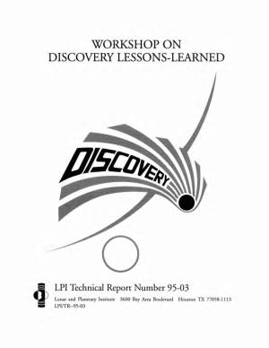 Workshop on Discovery Lessons-Learned