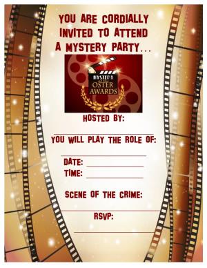You Are Cordially Invited to Attend a Mystery Party…