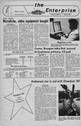 Enterprise Captain Shreve High School, Shreveport, Louisiana "Hot" Tanning Centers P.4 Volume X, Number 8 April23, 1980