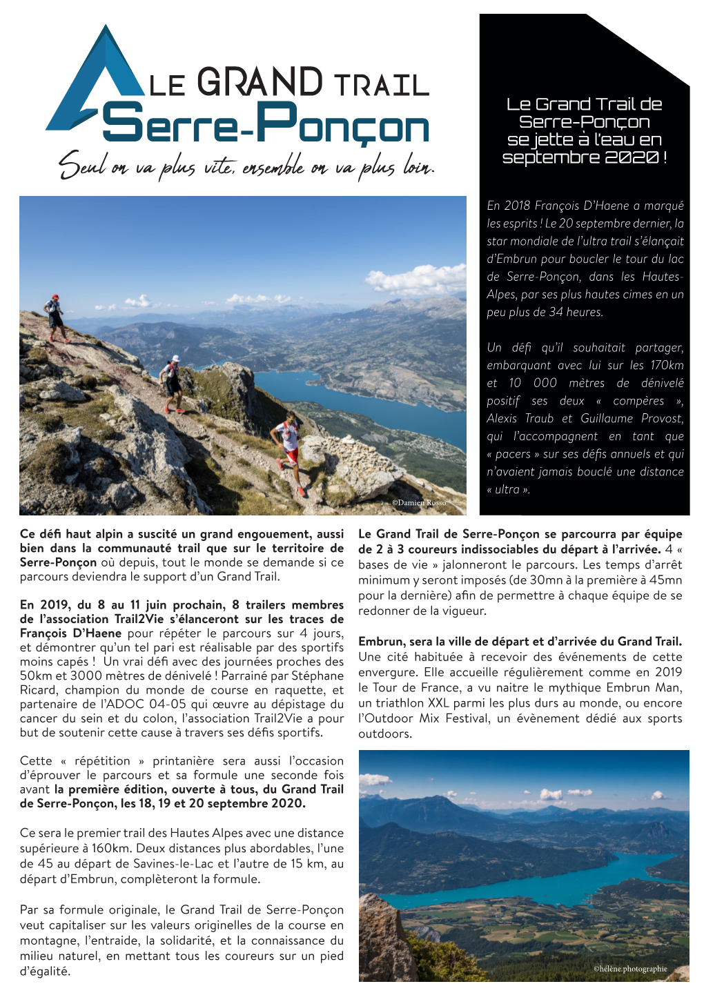 Dossier De Presse Le Grand Trail De Serre