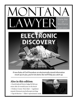 2015 May Montana Lawyer