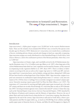 Innovations in Semiarid Land Restoration. the Case of Stipa Tenacissima L