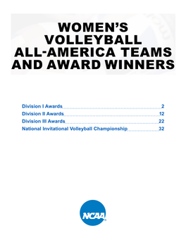 Women's Volleyball All-America Teams And