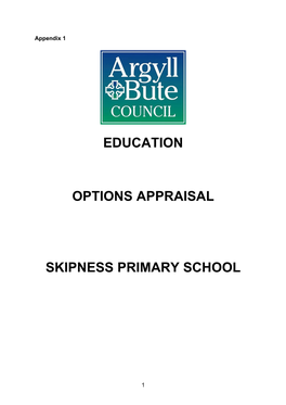 Skipness Options Appraisal , Item 10. PDF 2 MB