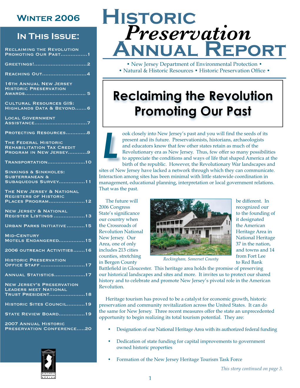 Historic Preservation Annual Report