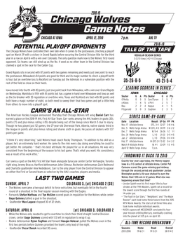 Chicago Wolves Game Notes CHICAGO at IOWA APRIL 12, 2019 7 P.M