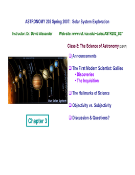 Galileo • Discoveries • the Inquisition