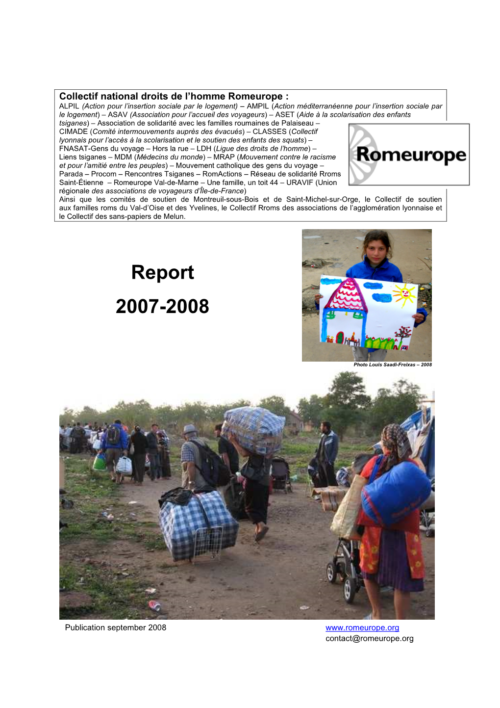 Romeurope Report 2007-2008