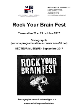 Rock Your Brain Fest