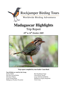Madagascar Highlights Trip Report