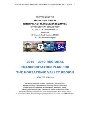 HV Regional Transportation Plan