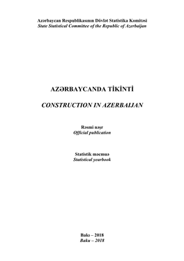 Azərbaycanda Tikinti Construction In