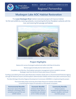 Muskegon Lake AOC Habitat Restoration