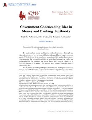 Money and Banking, Textbooks, Bank Runs