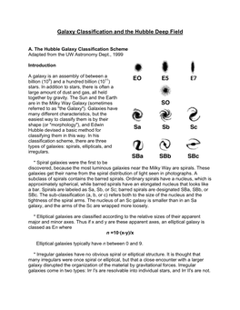 Galaxy Classification and the Hubble Deep Field