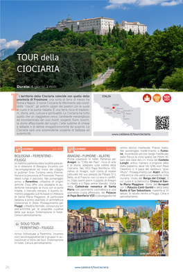 TOUR Della CIOCIARIA