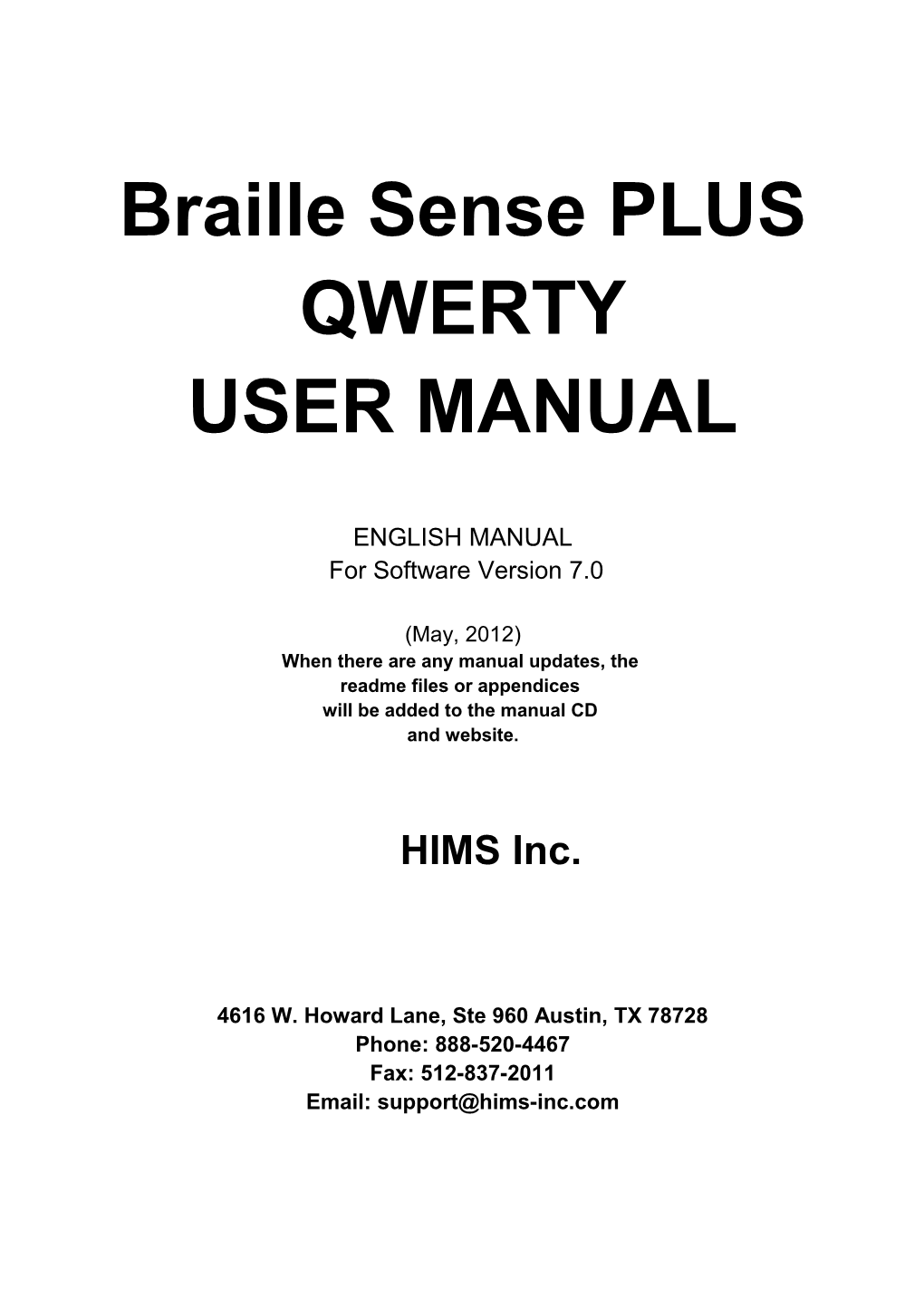 Braille Sense PLUS s1