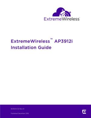 Extremewireless Ap3912i Installation Guide