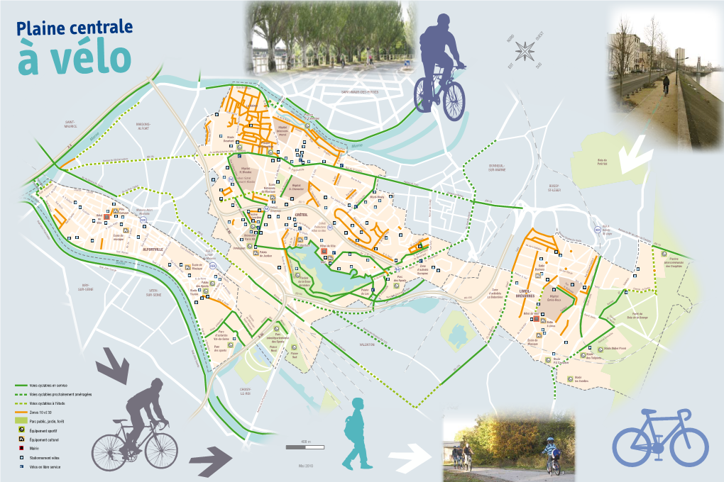 Plaine Centrale À Vélo Quai De Halage SAINT-MAUR-DES-FOSSÉS