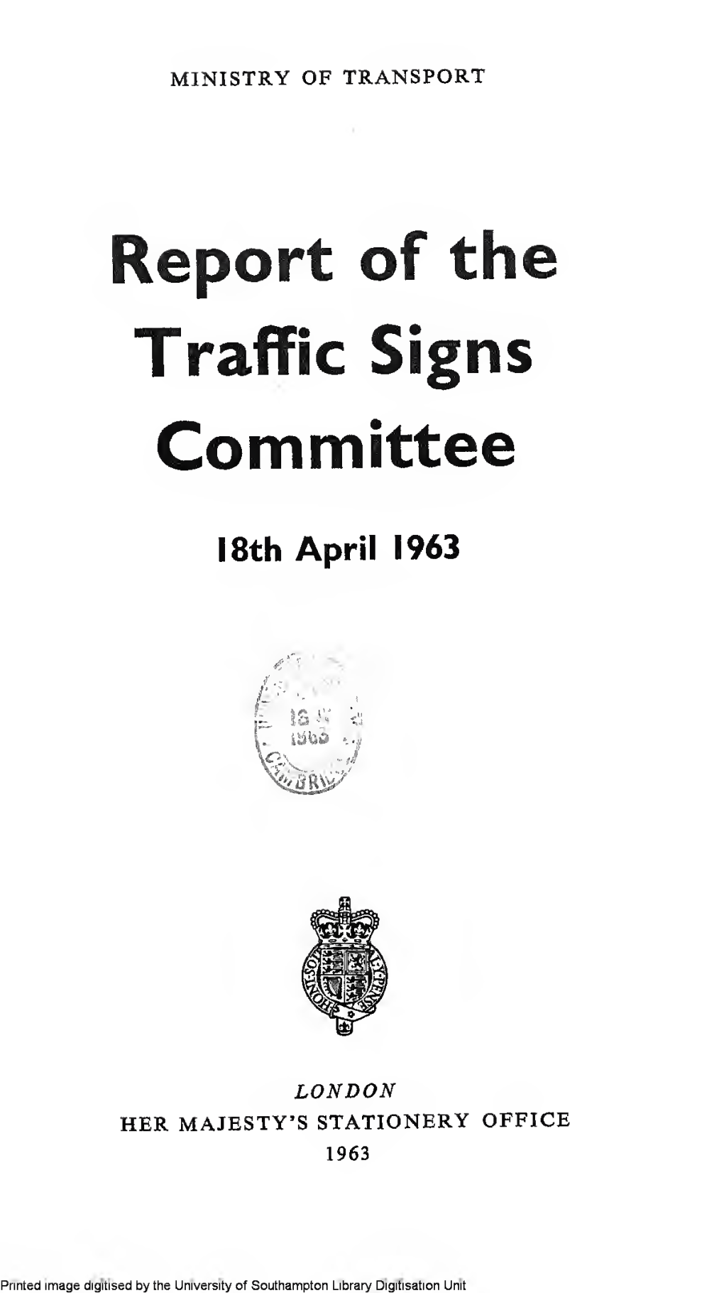Traffic Signs Committee
