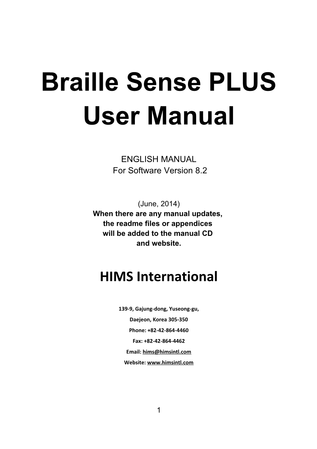 Braille Sense PLUS