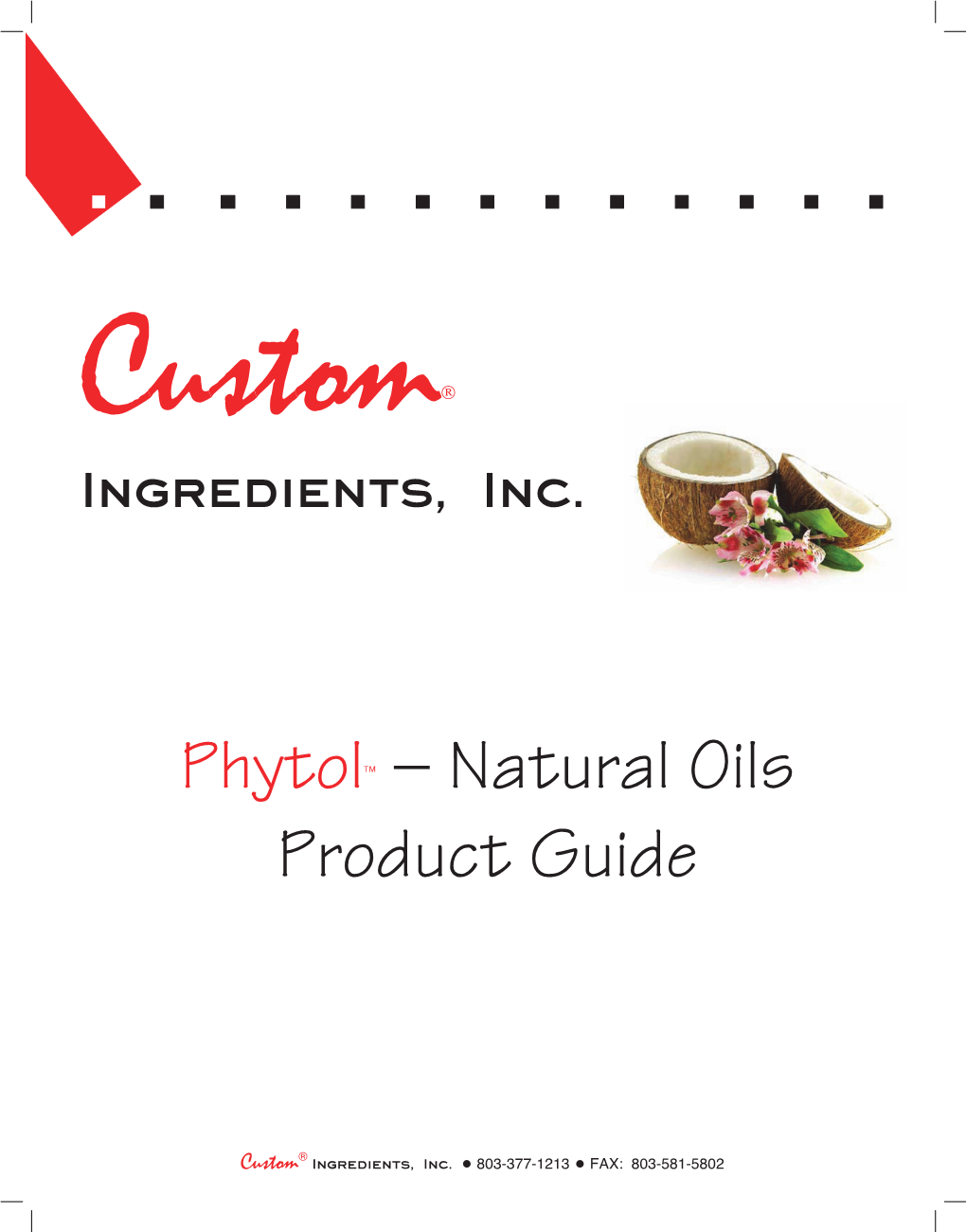 Phytol™ — Natural Oils Product Guide