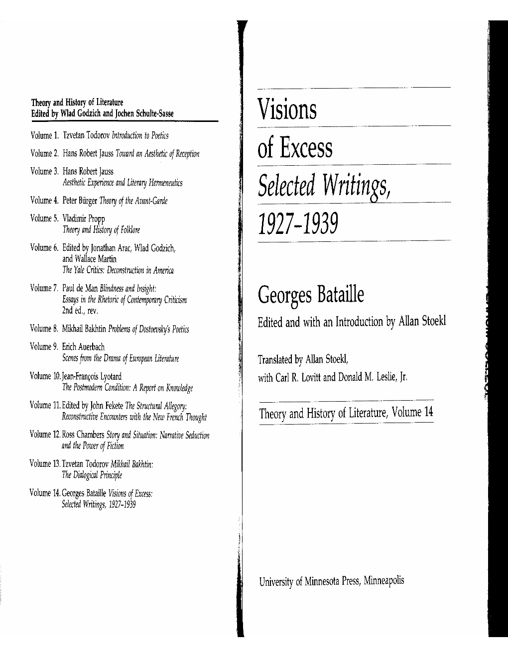 Selected Writings, Volume 5