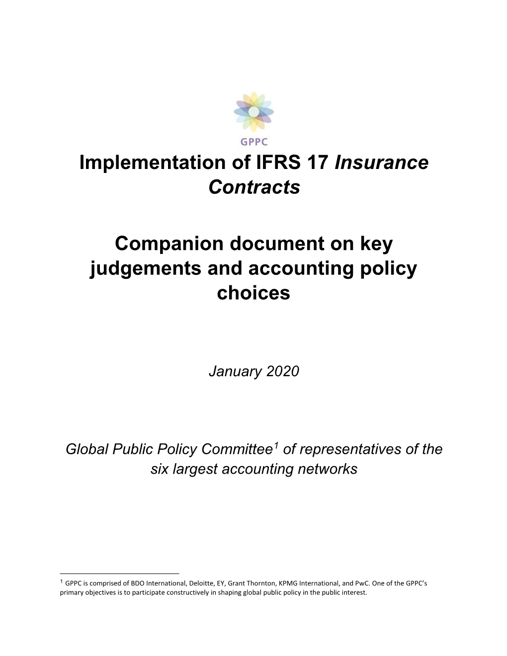 Implementation of IFRS 17 Insurance Contracts Companion Document On