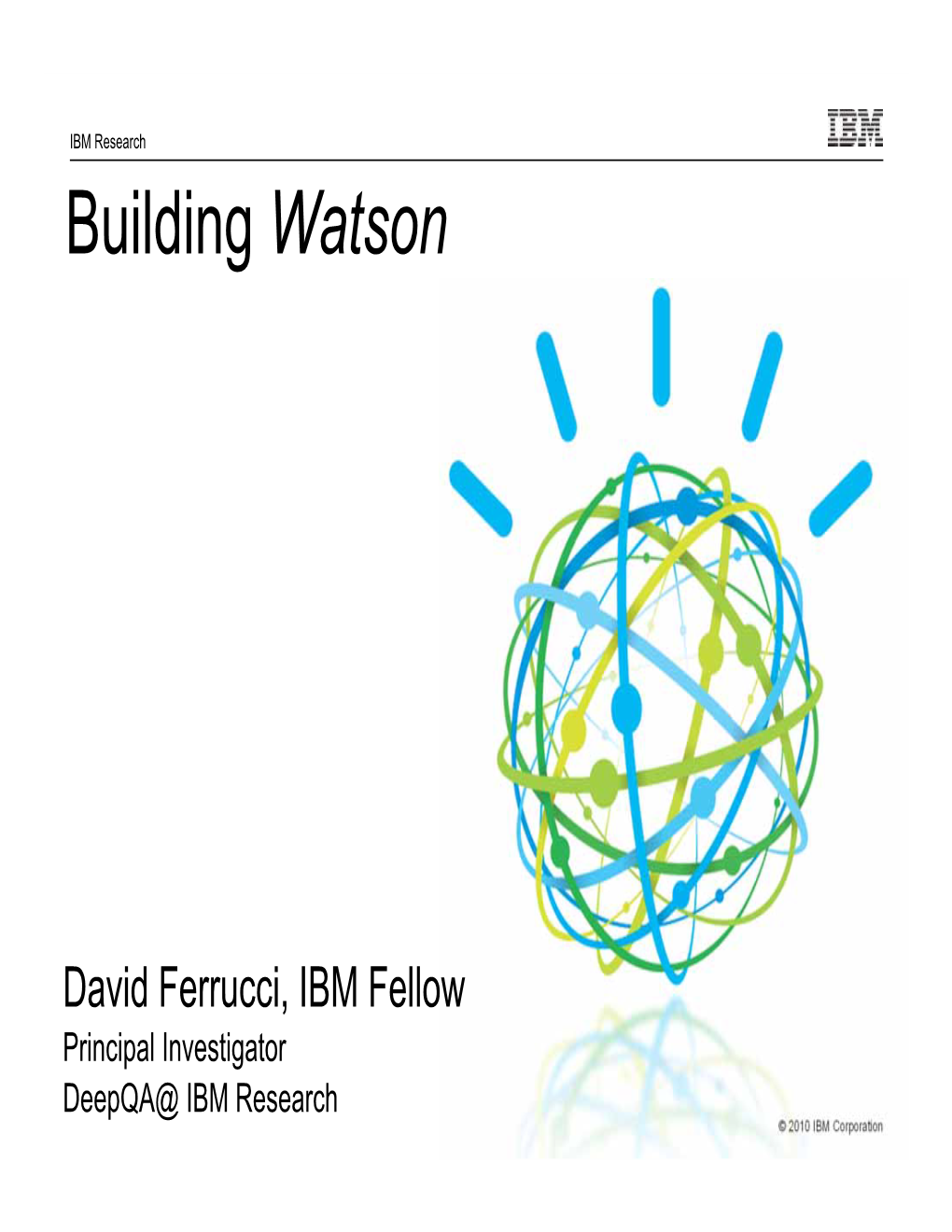 Building Watson