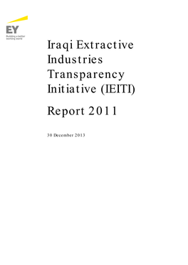 Iraqi Extractive Industries Transparency Initiative (IEITI) Report 2011