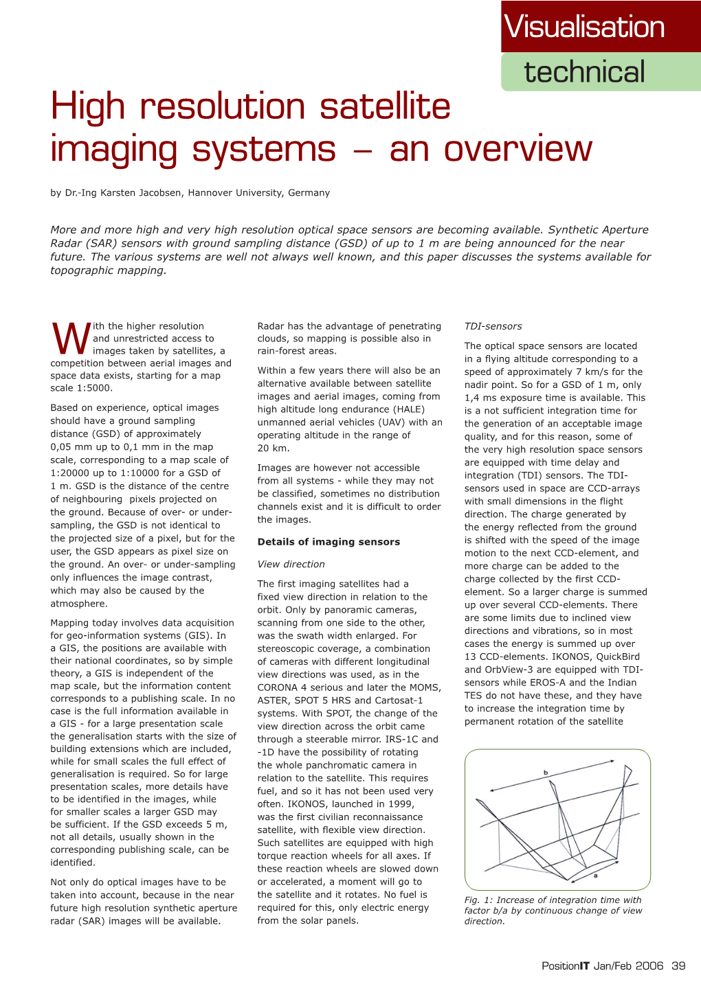 Positionit Jan/Feb 2006 39 VISUALISATION Technical