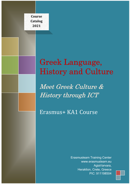 Greek Language, History and Culture