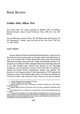 Golden Yoke, Silken Text
