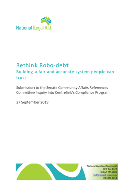 Rethink Robo-Debt Building a Fair and Accurate System People Can Trust
